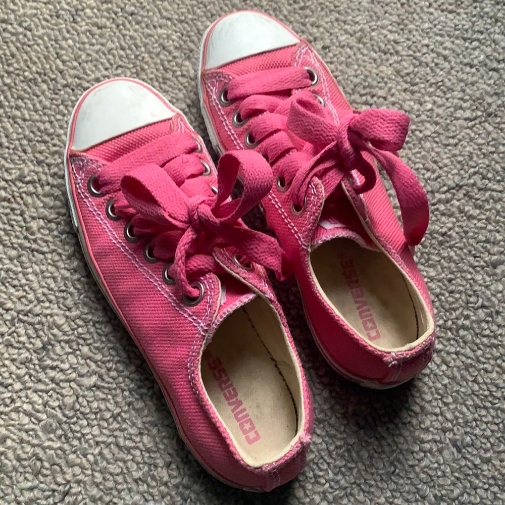 Pink Converse Shoes, Women’s Size 9